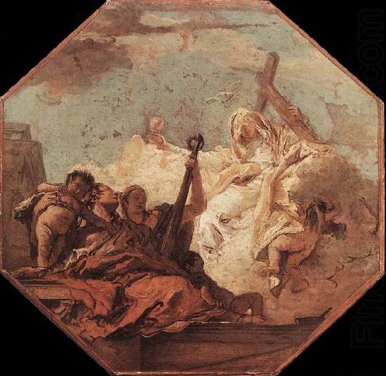 Giovanni Battista Tiepolo The Theological Virtues oil painting picture